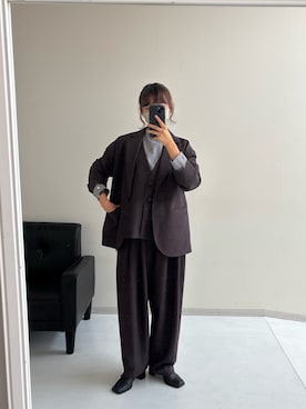 「nissen（ニッセン）のアイテム」を使った、ameoさん（レディース・153cm）の秋コーディネート