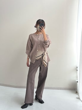 「nissen（ニッセン）のアイテム」を使った、ameoさん（レディース・153cm）の秋コーディネート