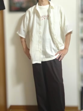 「GU（ジーユー）のアイテム（アクセサリー）」を使った、hukusukisさん（メンズ・164cm）の夏コーディネート
