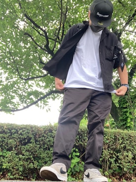 「blazer」｜「アイテム（キャップ）」を使った、naoki__0603さん（メンズ・170cm）の夏コーディネート