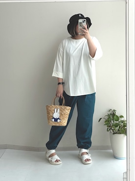 kinakoさんさん（レディース・163cm）の夏コーディネート