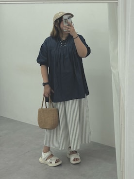 kinakoさんさん（レディース・163cm）の夏コーディネート
