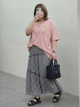 kinakoさんさん（レディース・163cm）の夏コーディネート