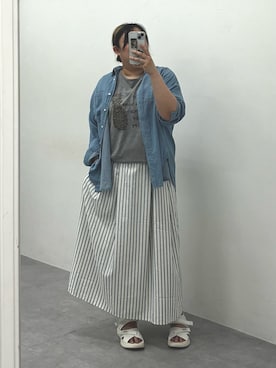 kinakoさんさん（レディース・163cm）の夏コーディネート