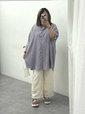 kinakoさんさん（レディース・163cm）の夏コーディネート