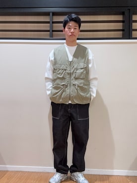 「URBAN RESEARCH Sonny Label（アーバンリサーチサニーレーベル）のアイテム（トップス）」を使った、67takeruさん（メンズ・176cm）の春コーディネート