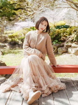 「ACYM（アシーム）のアイテム」を使った、asupiさん（レディース・154cm）の春コーディネート
