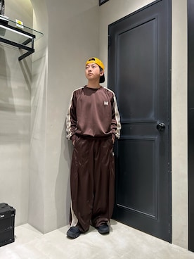 「On（オン）のアイテム」を使った、門田 飛勇馬さん（メンズ・165cm）の秋コーディネート