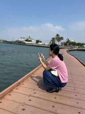 「アイテム（デニムスカート）」を使った、donna1134255さん（レディース・156cm）の冬コーディネート