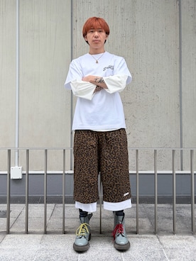 岩崎虎茉吏さん(メンズ・172cm)の春コーディネート
