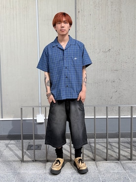 岩崎虎茉吏さん(メンズ・172cm)の春コーディネート