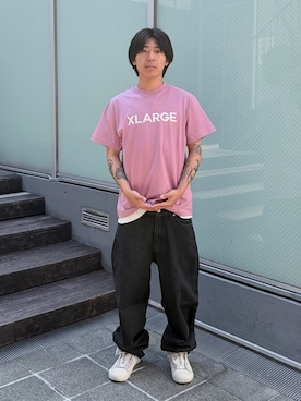 「XLARGE（エクストララージ）のアイテム」を使った、ｺﾏｳｨさん（メンズ・172cm）の夏コーディネート