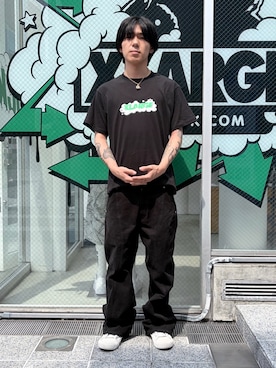 「LIXTICK（リックスティック）のアイテム」を使った、ｺﾏｳｨさん（メンズ・172cm）の夏コーディネート
