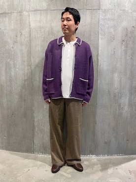 「BEN DAVIS（ベンデイビス）のアイテム」を使った、小山さん（メンズ・171cm）の秋コーディネート