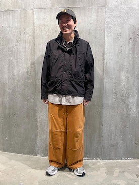「NEW BALANCE（ニューバランス）のNew Balance / ニューバランス M990GL6（スニーカー、グレー系）」を使った、小山さん（メンズ・171cm）の冬コーディネート