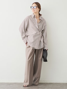 「CELERI（セルリ）のアイテム」を使った、MIZUさん（レディース・162cm）の春コーディネート