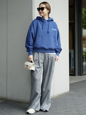 「AUTRY（オートリー）のアイテム」を使った、MIZUさん（レディース・162cm）の春コーディネート