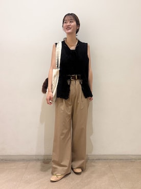 「LE TALON（ルタロン）のアイテム」を使った、nozomiさん（レディース・165cm）の夏コーディネート