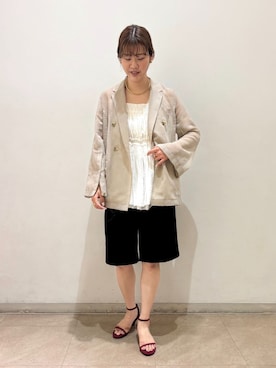 「LE TALON（ルタロン）のアイテム」を使った、nozomiさん（レディース・165cm）の春コーディネート
