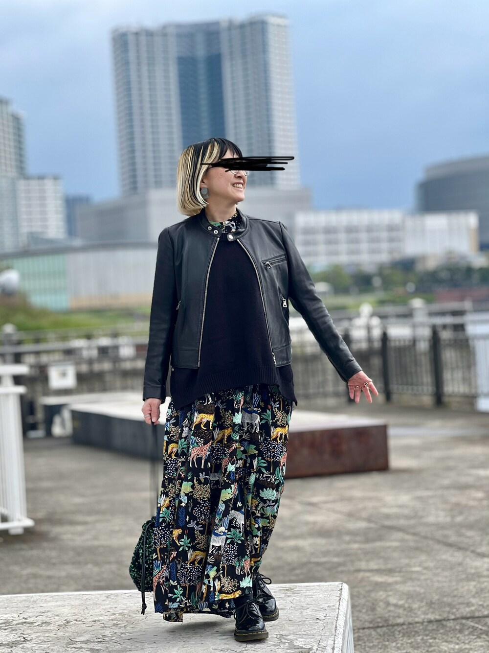 manana suerte（マニャーナスエルテ）の「サファリプリントワンピース