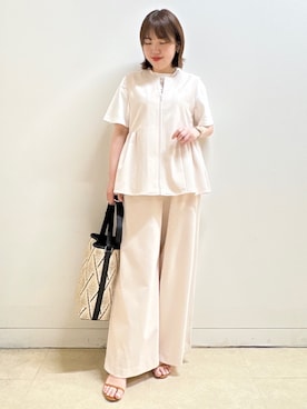 「Reflect（リフレクト）のアイテム」を使った、reoさん（レディース・157cm）の夏コーディネート