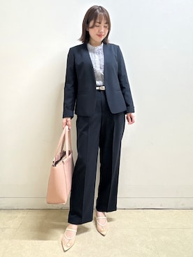 「smart pink（スマートピンク）のアイテム（トップス）」を使った、reoreflect8さん（レディース・157cm）の春コーディネート