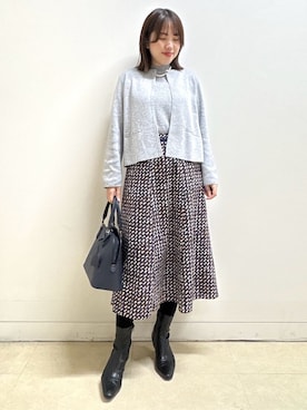 「Reflect（リフレクト）のアイテム（ダウンジャケット/コート）」を使った、reoさん（レディース・157cm）の冬コーディネート