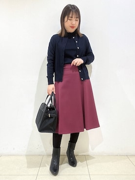 「アイテム（アンサンブル）」を使った、reoさん（レディース・157cm）の冬コーディネート