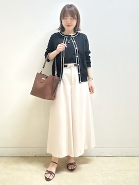「Reflect（リフレクト）のアイテム」を使った、reoさん（レディース・157cm）の秋コーディネート