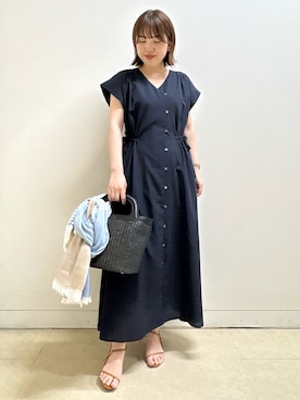「Reflect（リフレクト）のアイテム（トップス）」を使った、reoさん（レディース・157cm）の夏コーディネート