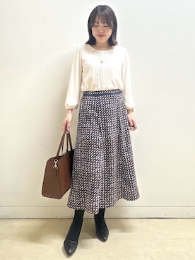 「Reflect（リフレクト）のアイテム（アクセサリー）」を使った、reoさん（レディース・157cm）の冬コーディネート