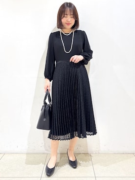 「Reflect（リフレクト）のアイテム（ワンピース/ドレス）」を使った、reoreflect8さん（レディース・157cm）の冬コーディネート