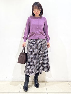 「Reflect（リフレクト）のアイテム（ダウンジャケット/コート）」を使った、reoさん（レディース・157cm）の冬コーディネート