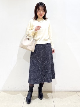 「Reflect（リフレクト）のアイテム（アクセサリー）」を使った、reoさん（レディース・157cm）の冬コーディネート