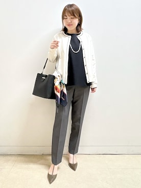 「Reflect（リフレクト）のアイテム」を使った、reoさん（レディース・157cm）の秋コーディネート