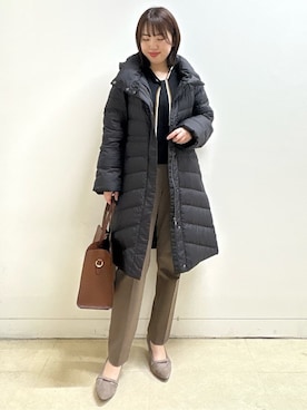「Reflect（リフレクト）のアイテム（ダウンジャケット/コート）」を使った、reoさん（レディース・157cm）の秋コーディネート