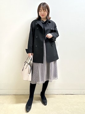 「Reflect（リフレクト）のアイテム（アクセサリー）」を使った、reoさん（レディース・157cm）の冬コーディネート
