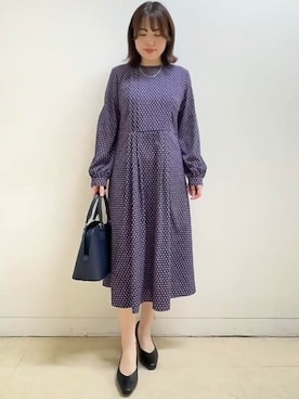 「Reflect（リフレクト）のアイテム（ワンピース/ドレス）」を使った、reoreflect8さん（レディース・157cm）の冬コーディネート