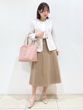 「SOUP（スープ）のアイテム」を使った、reoreflect8さん（レディース・157cm）の春コーディネート