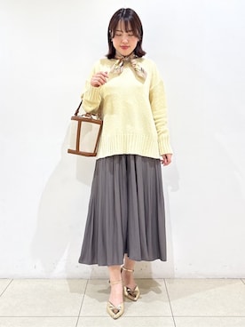 「Reflect（リフレクト）のアイテム（アクセサリー）」を使った、reoさん（レディース・157cm）の冬コーディネート