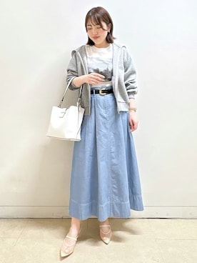 「Reflect（リフレクト）のアイテム」を使った、reoreflect8さん（レディース・157cm）の春コーディネート