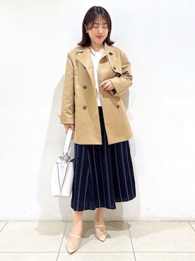「Reflect（リフレクト）のアイテム」を使った、reoさん（レディース・157cm）の春コーディネート