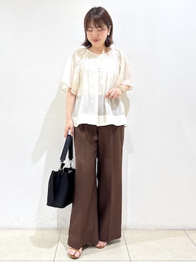 「Reflect（リフレクト）のアイテム（トップス）」を使った、reoさん（レディース・157cm）の夏コーディネート