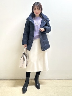 「Reflect（リフレクト）のアイテム（アクセサリー）」を使った、reoさん（レディース・157cm）の冬コーディネート