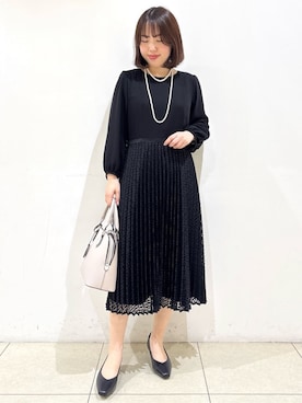 「Reflect（リフレクト）のアイテム（アクセサリー）」を使った、reoさん（レディース・157cm）の冬コーディネート