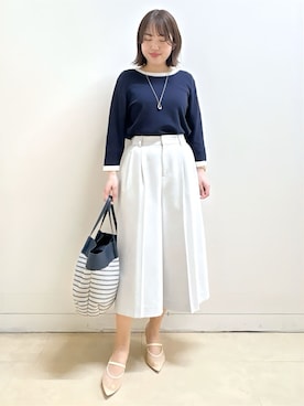 「Reflect（リフレクト）のアイテム（パンツ）」を使った、reoreflect8さん（レディース・157cm）の春コーディネート