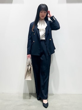 「grove（グローブ）のアイテム（パンツ）」を使った、gksn9912さん（レディース・165cm）の冬コーディネート