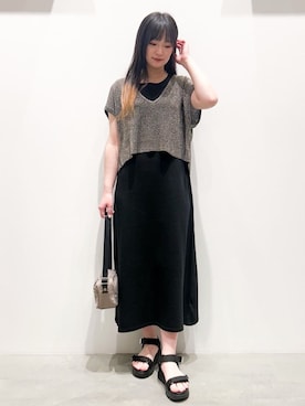 「Lee（リー）のアイテム（バッグ）」を使った、gksn9912さん（レディース・165cm）の春コーディネート
