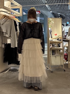 「w closet（ダブルクローゼット）のアイテム」を使った、ryokawcloさん（レディース・165cm）の夏コーディネート