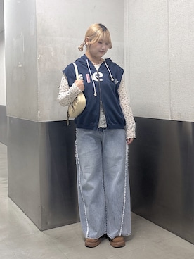 「パッチワーク」｜ryokawcloさん（レディース・165cm）の春コーディネート